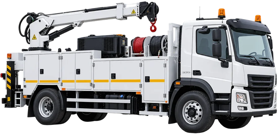 Service Crane Truck